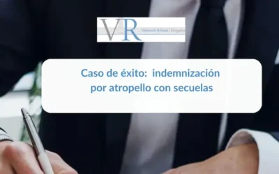 Caso de éxito: indemnización por atropello con secuelas y lucro cesante