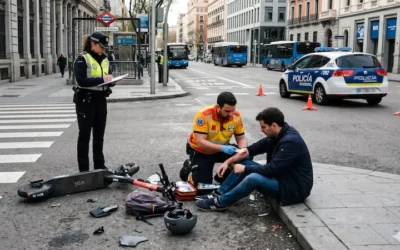 Accidente con patinete eléctrico en 2026: seguro obligatorio y cómo reclamar una indemnización