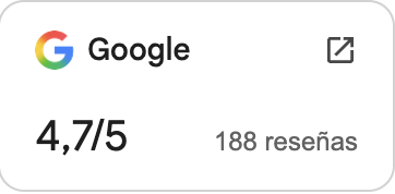 Valoración Reseñas Google